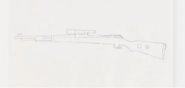 绝地求生98k枪怎么画，绝地求生98k枪简笔画法