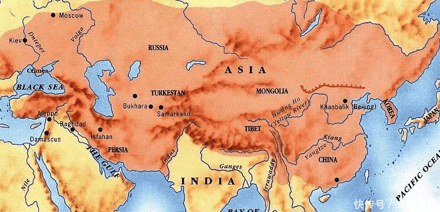 成吉思汗蒙古人口_蒙古成吉思汗时期地图(3)