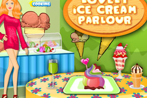 芭比冰淇淋店,芭比冰淇淋店小游戏,360小游戏