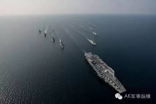 美同时在中国两海域搞军演航母闯黄海两栖舰进