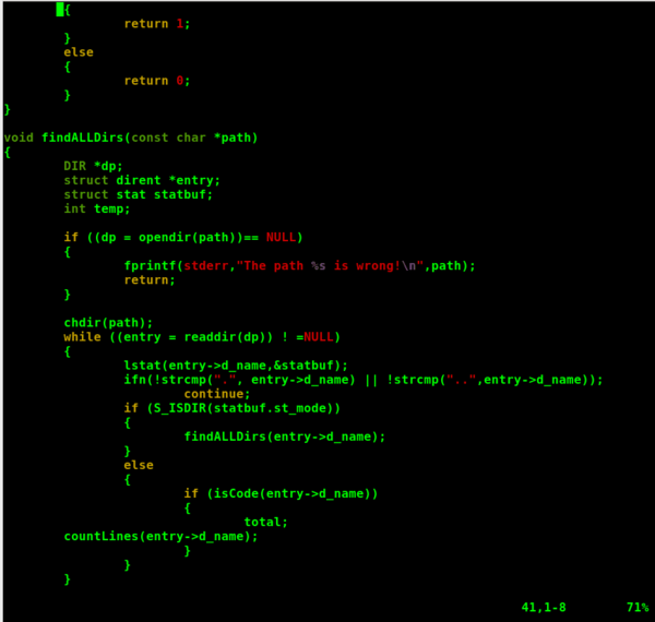 linux 下gcc 编写C程序出现 lianxi.c:17: error: ex