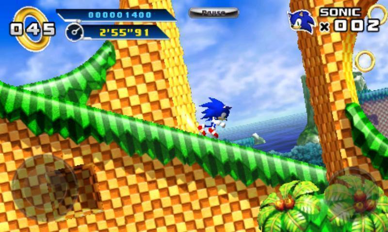 超过7000万套的超人气动作游戏《音速小子索尼克》全新钜作《sonic4