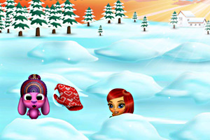 嘟嘟打雪仗,嘟嘟打雪仗小游戏,360小游戏-360