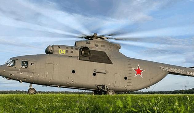 米26直升机时速高达295公里,飞行重量更是让