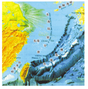 冲绳海槽是位于东海大陆架外缘,东海陆架边缘隆褶带与琉球岛弧之间的