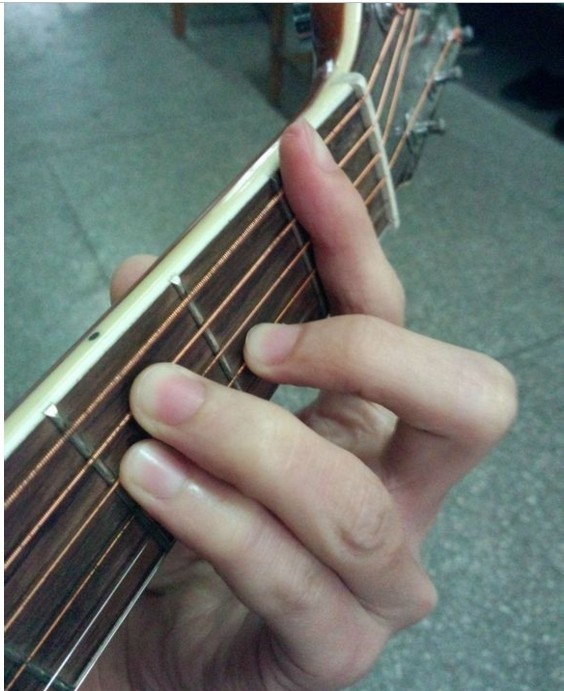 吉他f和弦怎么按_360问答