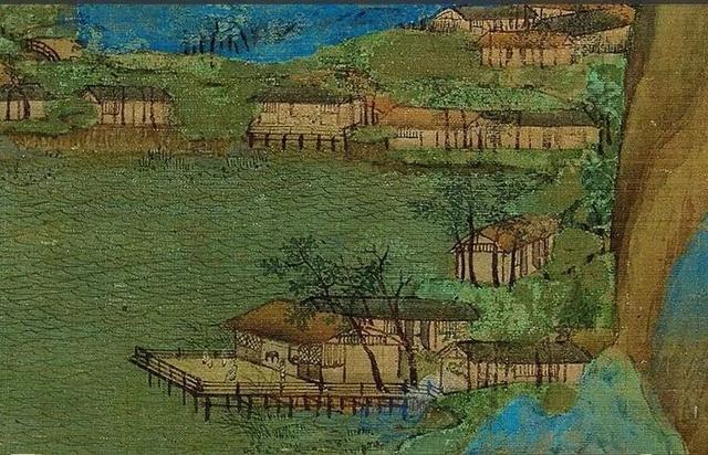福羲国际展览艺术馆:高清古画局部放大后,局部细节鉴赏
