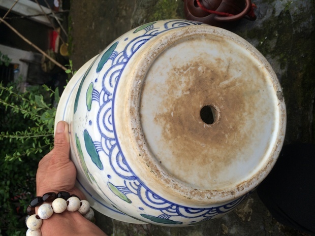 清末民初的醴陵瓷器花盆