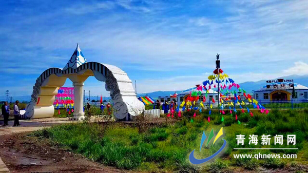 地处海晏县三角城镇的马背民族互动营(蒙古大营),是海北州海晏县利用
