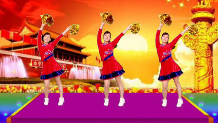 玫香广场舞《中国歌最美》动感大气，气势磅礴