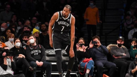 NBA热辣资讯 篮网官方：杜兰特左膝内侧副韧带扭伤 将缺席4-6周