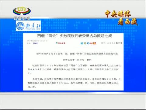 西藏新闻联播 《西藏新闻联播》 20150123