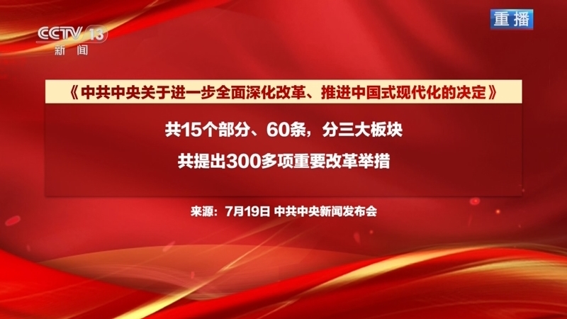 新闻1+1 《新闻1+1》 20240719 二十届三中全会，助推改革！