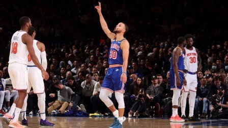 2021-2022赛季NBA集锦 NBA-库里22分&三分里程碑 兰德尔31+7勇士力擒尼克斯