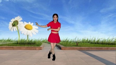 动感时尚广场舞 弹跳步子舞《等到花儿开》动感优美，舞出好心情
