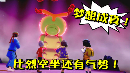 酷爱精灵宝可梦 第一季 这家伙比烈空坐更有气势！绿毛虫终于梦想成真啦！