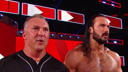 WWE RAW 2019 【RAW 07/08十佳集锦】罗门伦斯受到神秘扫地僧加持，二人携手打跑谢恩和德鲁