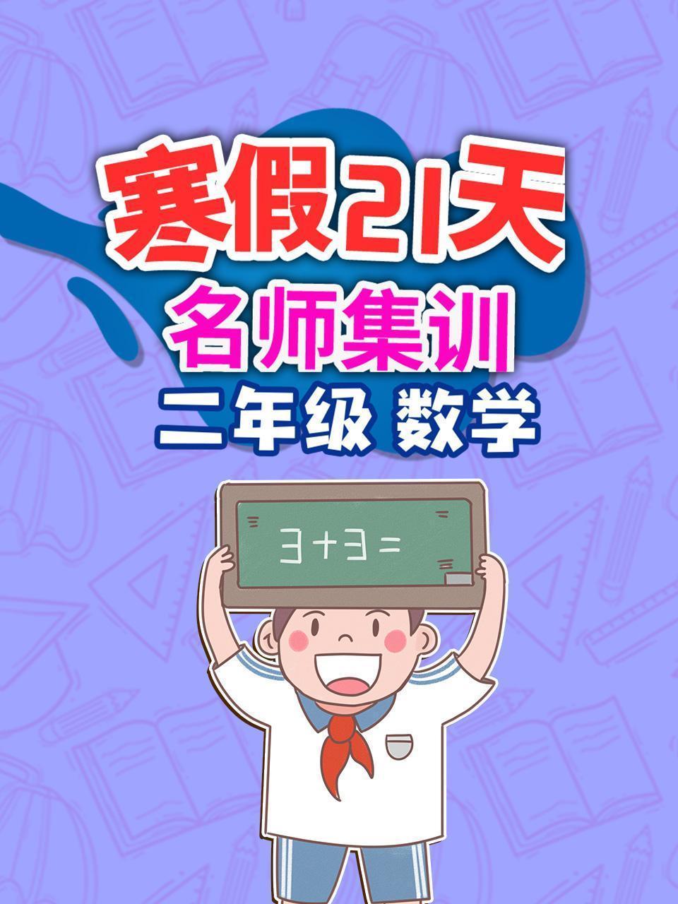 二年级数学 寒假21天名师集训
