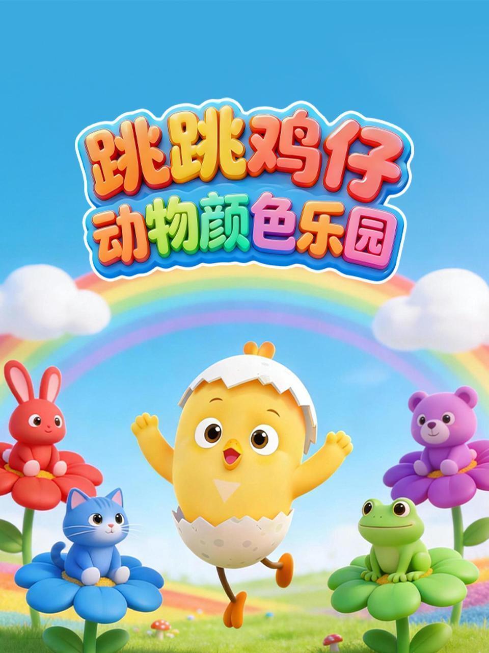 跳跳鸡仔动物颜色乐园