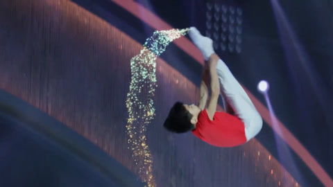 蹦床小选手梦想成为奥运冠军