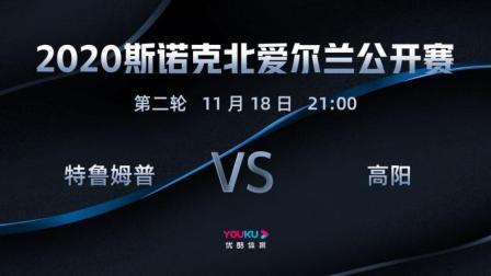 2020斯诺克北爱尔兰公开赛 2020斯诺克 贾德-特鲁姆普VS高阳