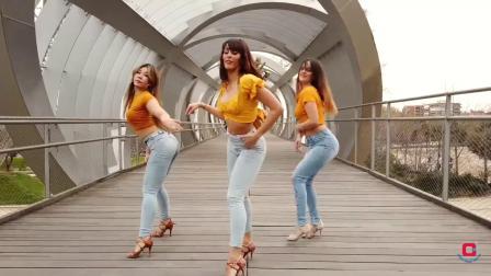 三位美女 ZOUK祖克舞 风情健身舞