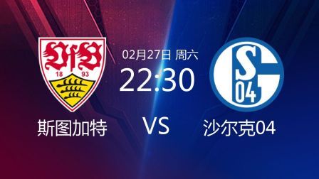 2020-2021德甲联赛第23轮 斯图加特VS沙尔克04