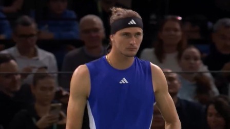 【全场回放】兹维列夫2-0鲁内 2024ATP巴黎大师赛 半决赛