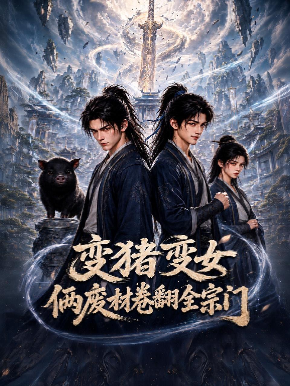 变猪变女，俩废材卷翻全宗门