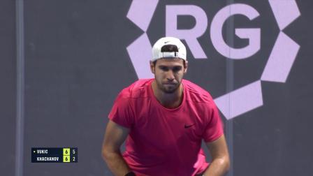 【全场回放】卡恰诺夫2-1武基奇 2024ATP阿拉木图站半决赛