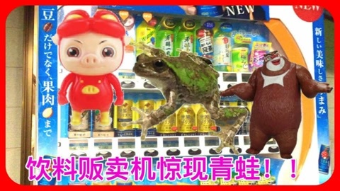 玩具益趣园 猪猪侠熊大发现青蛙