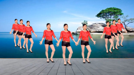 经典歌曲广场舞《一壶老酒》歌美舞美，附教学