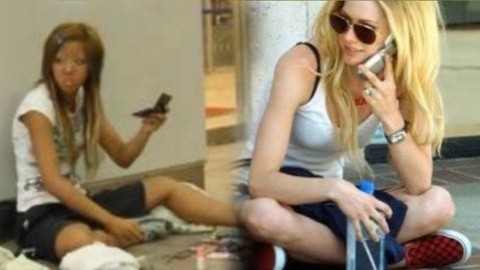 欢乐囧图 女神和女屌坐在路边的区别
