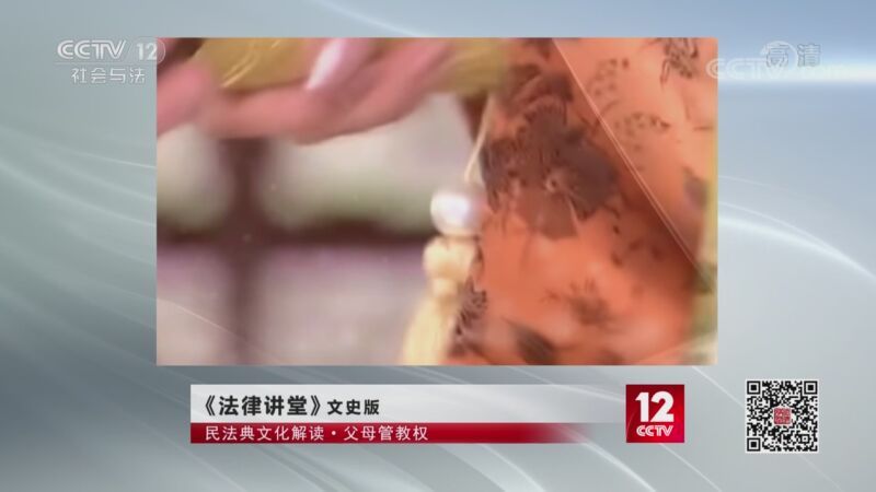 法律讲堂 《法律讲堂(文史版)》 20201016 民法典文化解读·父母管教权