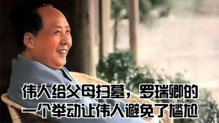 史记文学社第三季 伟人给父母扫墓，罗瑞卿的一个举动让伟人避免了尴尬！