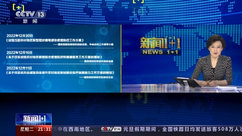 新闻1+1 《新闻1+1》 20230103 贵州、安徽，如何应对农村医疗救治？