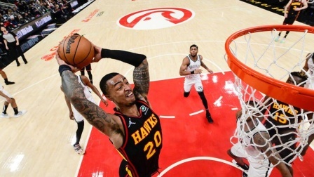 2021-2022赛季NBA集锦 NBA-杜兰特31+6 特雷-杨31+7+10 篮网力擒老鹰