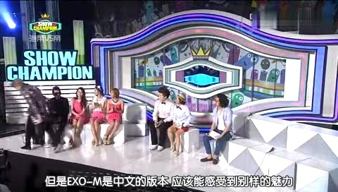 EXO Show Champion EXO-M CUT 搞笑字幕版 12/05/15-EXO-M