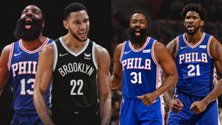 NBA热辣资讯 篮网送出哈登&米尔萨普 从76人得到西蒙斯小库里庄神两首轮