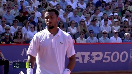 【全场回放】巴埃斯0-2菲斯 2024ATP500汉堡站 男单半决赛