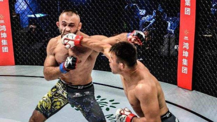 他是中国第三位UFC选手！第一回合就打得老外当场失去意识！