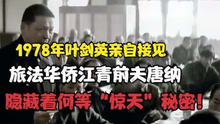 趣谈文史 叶剑英亲自接见旅法华侨江青前夫唐纳，其中到底有什么玄秘