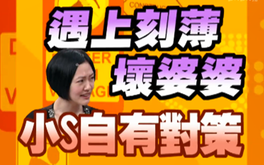 遇上刻薄坏婆婆小s自有对策