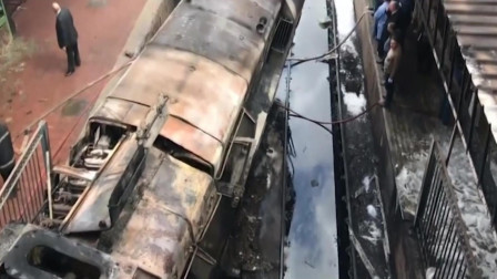 埃及火车站起火至少20人遇难：火车超速撞击后油箱爆炸