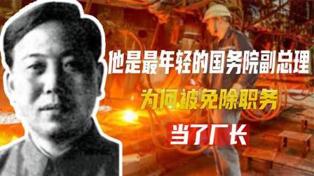 文史档案 他是最年轻的国务院副总理，改革开放后，为何被免除职务