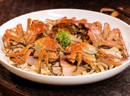 美食台 六月童子蟹黄蒸百叶丝 鲜到无敌