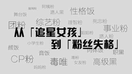 老可爱为大家科普饭圈女孩分类 关于“黑粉”“私生”的“粉丝失格”