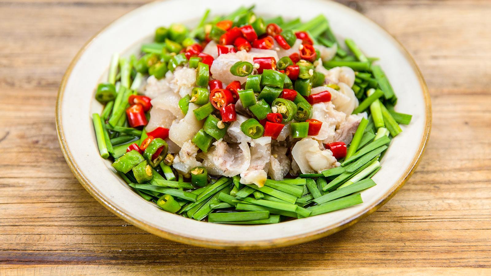 达人厨房 美食台｜双椒拌蹄花