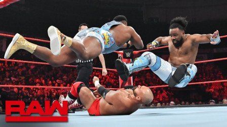 WWE RAW 2019 【RAW 06/24】乌索兄弟巧妙利用双胞胎优势
