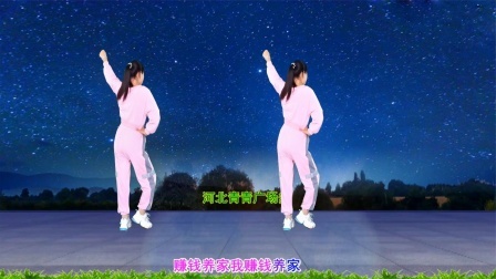 流行DJ广场舞及教学 第三季 2021接地气DJ广场舞《赚钱养家》演示分解